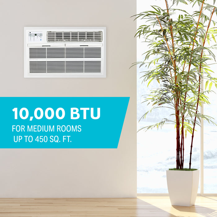 10,000 BTU 115V High-Efficiency Through-the-Wall Air Conditioner with Follow-Me Remote Control