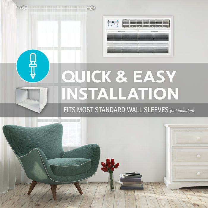 Built In Ac 10,000 BTU 230V High-Efficiency Through-the-Wall Air Conditioner with ...